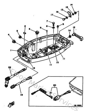 Diagram for Bottom Cowling