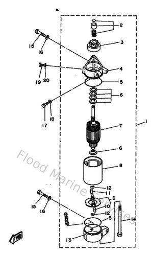Diagram for Starting Motor