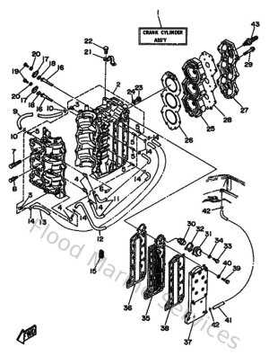 Diagram for Cylinder & Crankcase