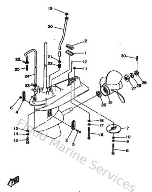 Diagram for Lower Casing & Drive 2