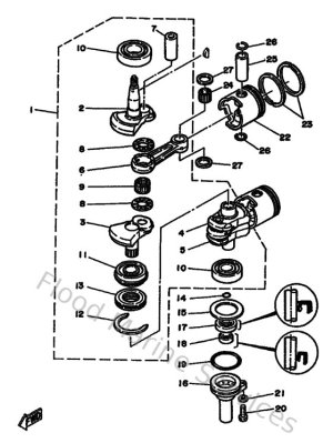 Diagram for Crankshaft & Piston