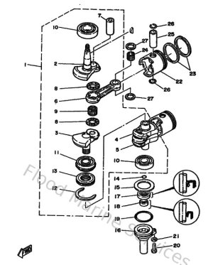 Diagram for Crankshaft & Piston