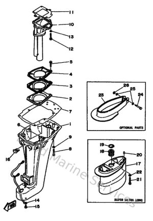 Diagram for Upper Casing