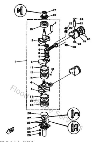 Diagram for Crankshaft & Piston