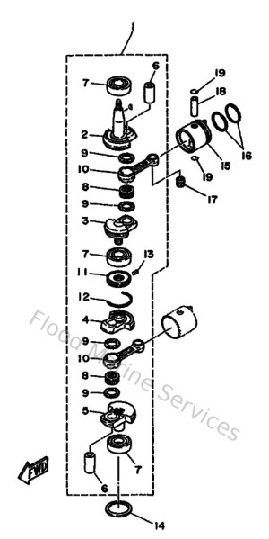 Diagram for Crankshaft & Piston