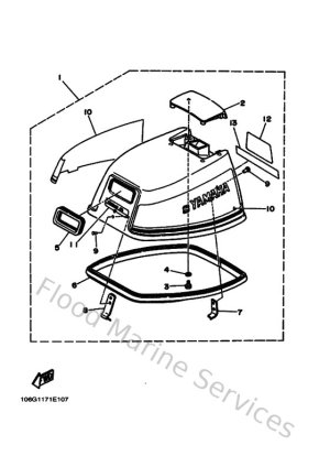Diagram for Top Cowling