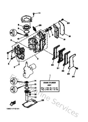 Diagram for Cylinder & Crankcase