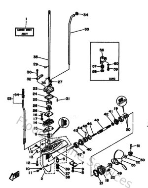 Diagram for Lower Casing & Drive 1
