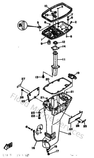Diagram for Upper Casing