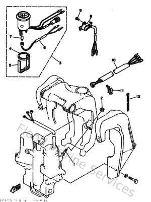 Diagram for Power Trim & Tilt Assy