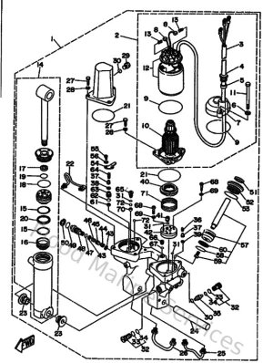 Diagram for Power Trim & Tilt Assy 2