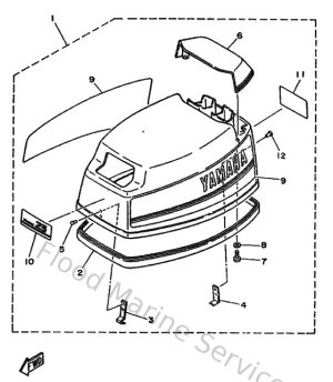 Diagram for Top Cowling