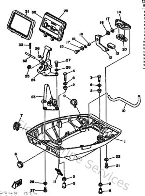 Diagram for Bottom Cowling