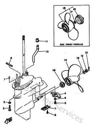 Diagram for Lower Casing & Drive 2