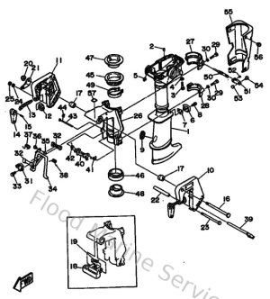 Diagram for Upper Casing & Bracket