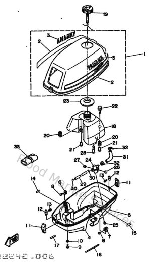 Diagram for Cowling & Fuel
