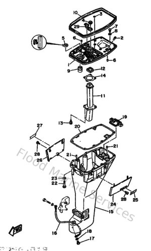 Diagram for Upper Casing