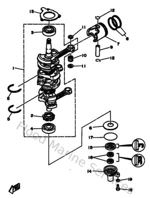 Diagram for Crankshaft & Piston