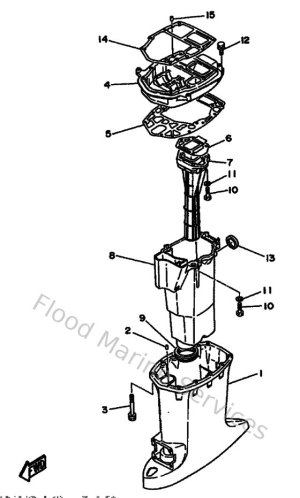 Diagram for Upper Casing