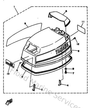 Diagram for Top Cowling