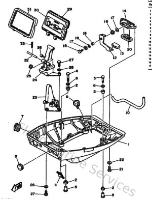 Diagram for Bottom Cowling