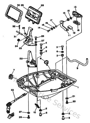 Diagram for Bottom Cowling