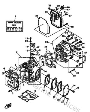 Diagram for Cylinder & Crankcase