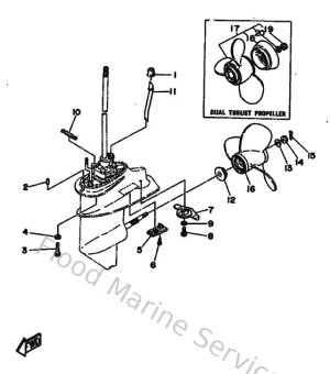 Diagram for Lower Casing & Drive 2