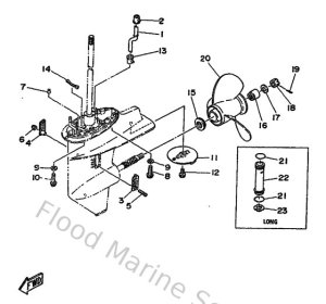 Diagram for Lower Casing & Drive 2