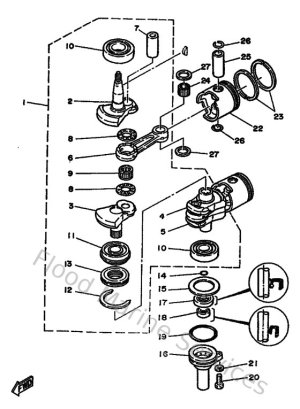 Diagram for Crankshaft & Piston