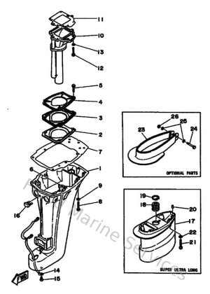 Diagram for Upper Casing