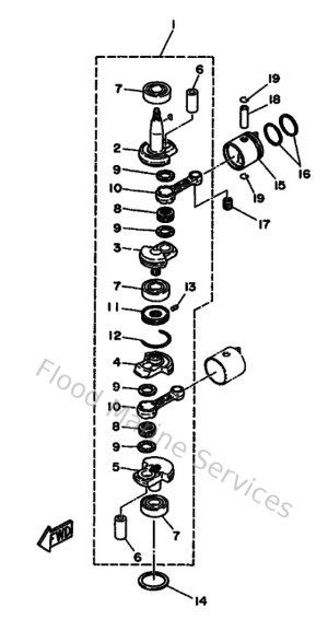 Diagram for Crankshaft & Piston