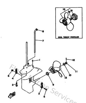 Diagram for Lower Casing & Drive 2