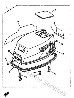 Diagram for Top Cowling