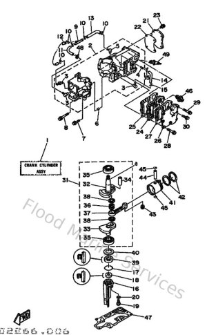 Diagram for Cylinder & Crankcase