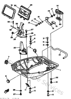Diagram for Bottom Cowling