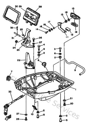 Diagram for Bottom Cowling