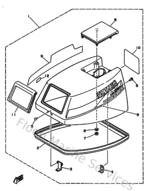 Diagram for Top Cowling