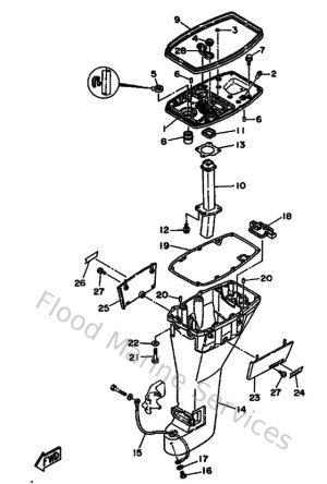 Diagram for Upper Casing