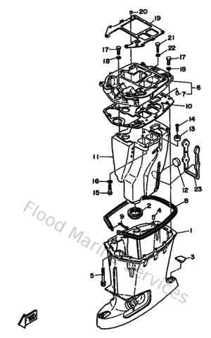 Diagram for Upper Casing