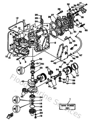 Diagram for Cylinder & Crankcase