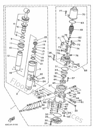 Diagram for Power Trim & Tilt Assy