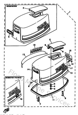 Diagram for Top Cowling
