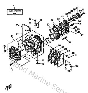 Diagram for Cylinder & Crankcase
