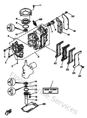 Diagram for Cylinder & Crankcase