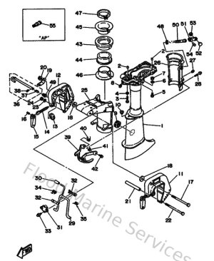 Diagram for Upper Casing & Bracket