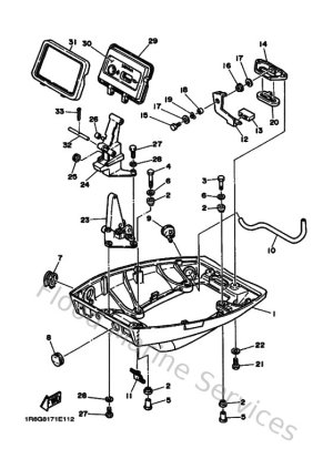 Diagram for Bottom Cowling