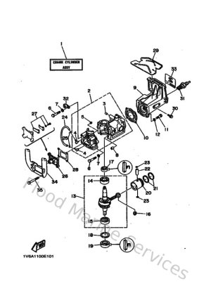 Diagram for Cylinder & Crankcase