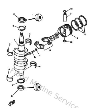 Diagram for Crankshaft & Piston