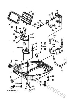 Diagram for Bottom Cowling